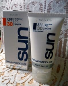 Bioearth - Recensione Sun Face Cream SPF 30