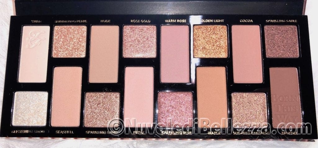 Swatches TOO FACED Born The Natural Nudes