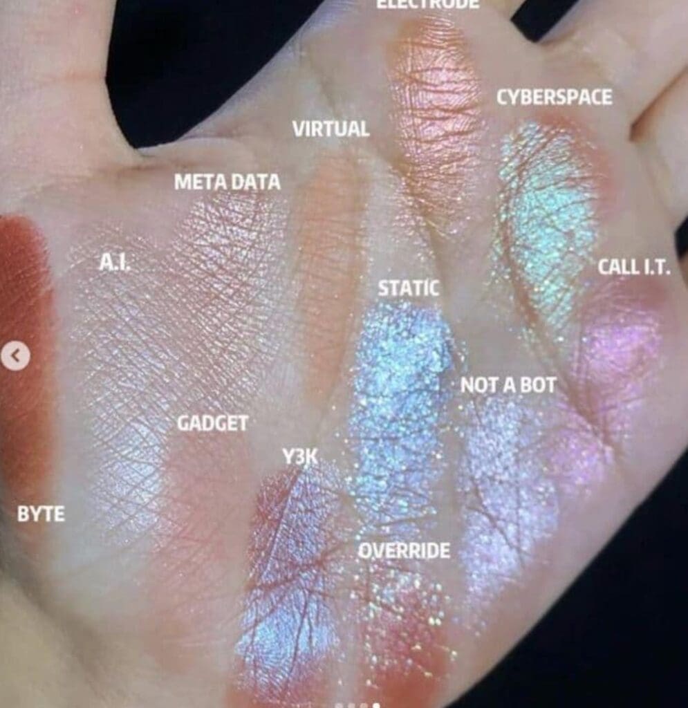 swatches Urban Decay Naked Cyber Eyeshadow Palette