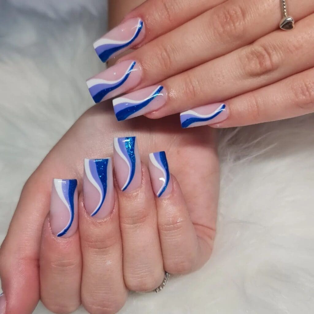 swirls nails