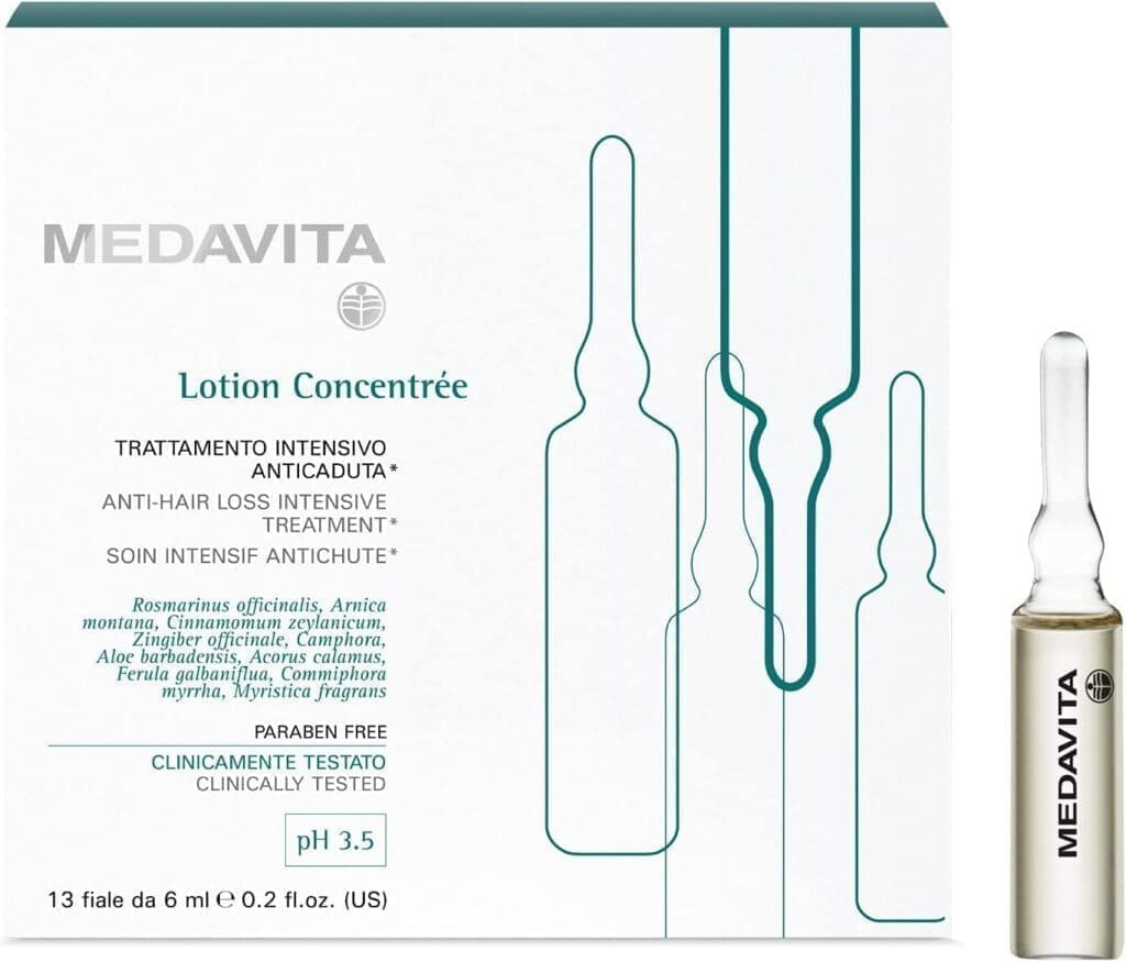 Medavita, Lotion Concentrée, Trattamento Intensivo Anticaduta, pH 3.5, 13 flx6 ml