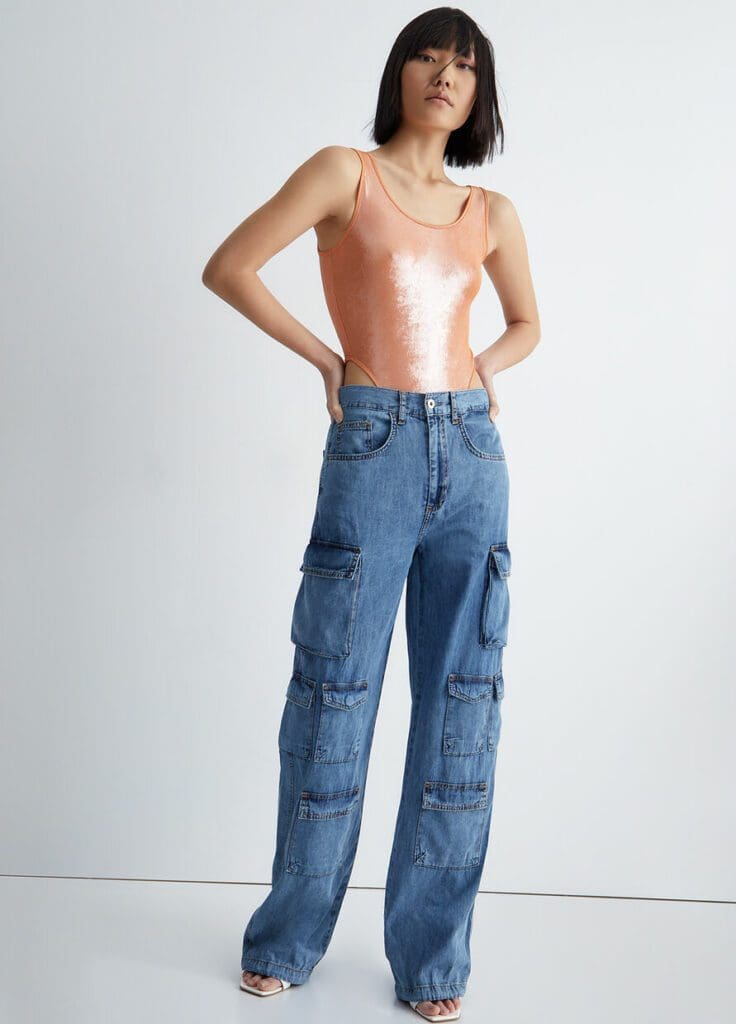 Liu Jo Eco-friendly cargo jeans- prezzo € 159,00