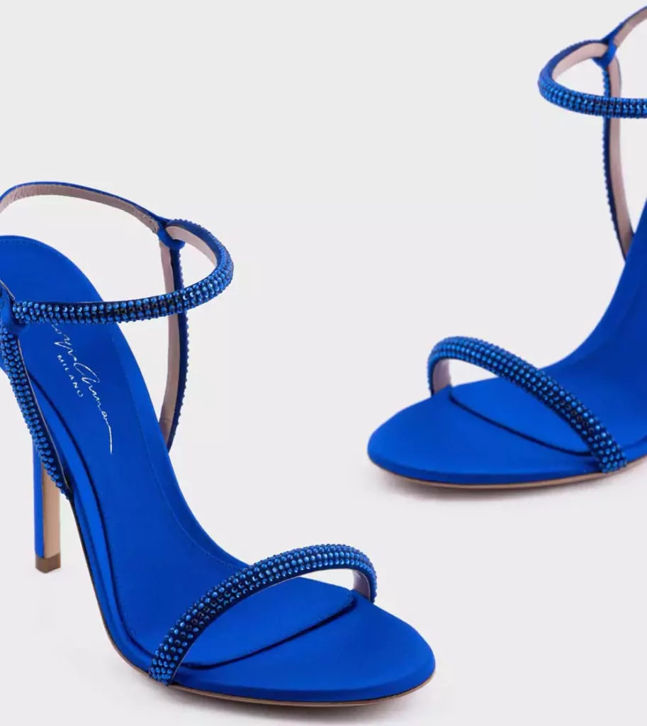 Sandali blu cobalto