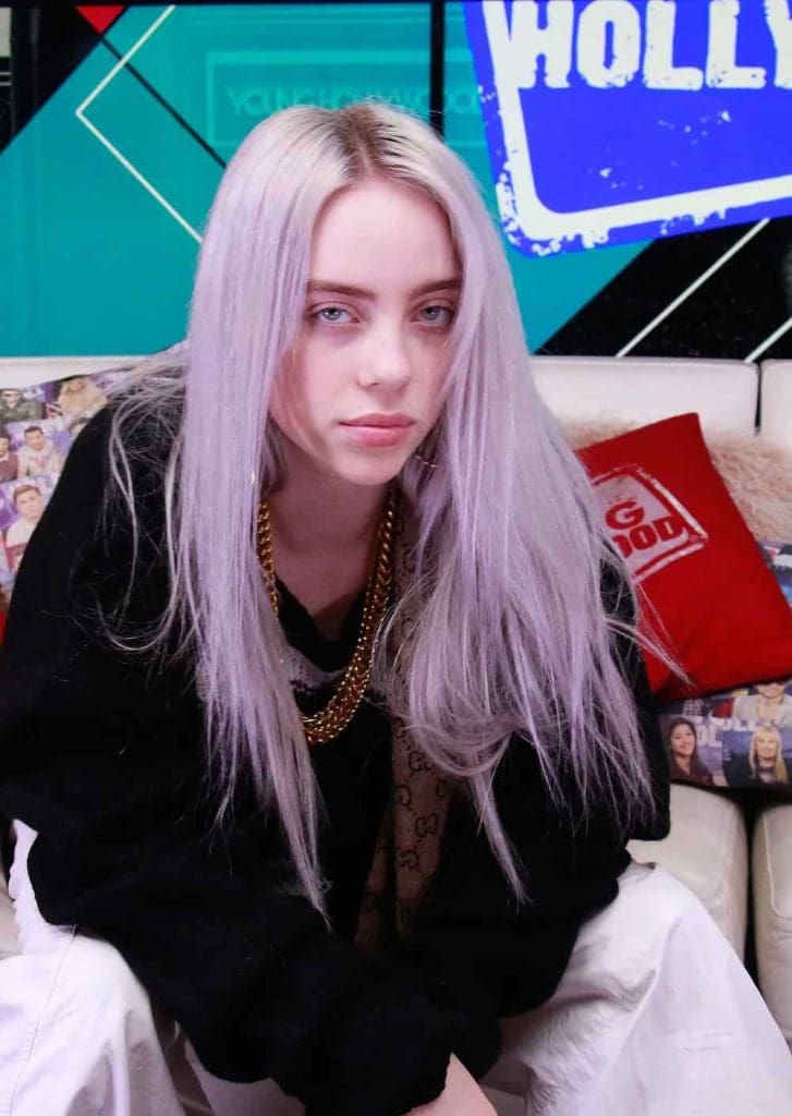 Billie Eilish capelli viola