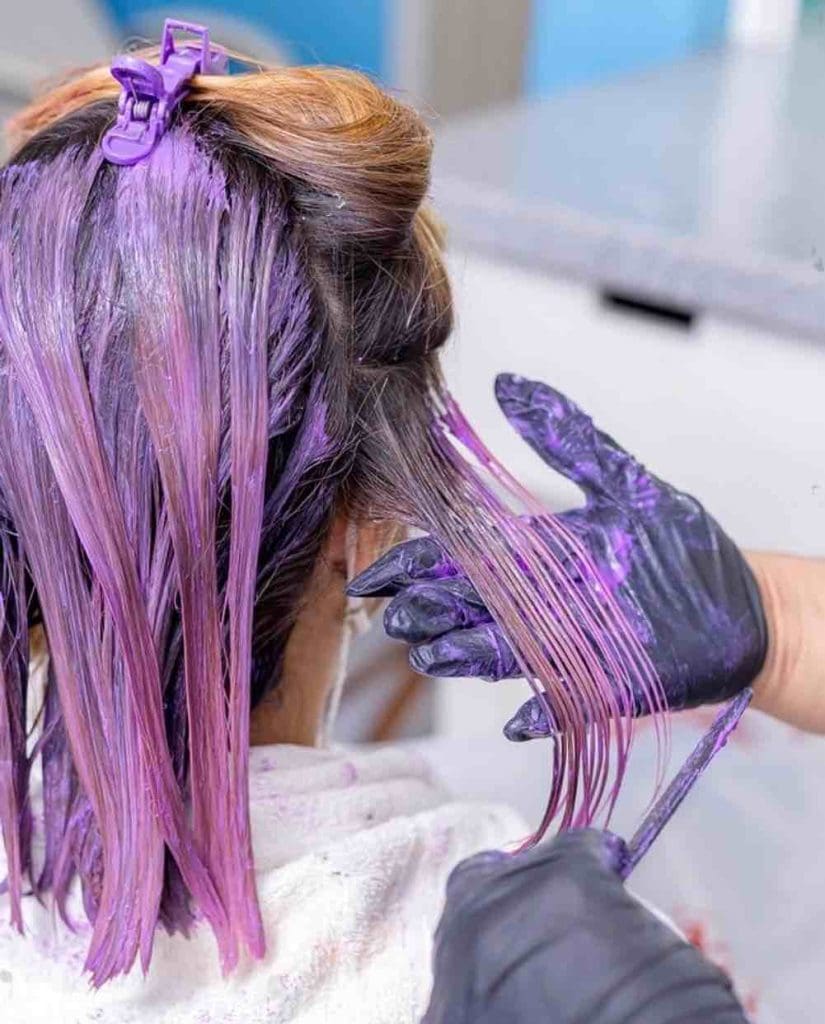 come fare i capelli viola