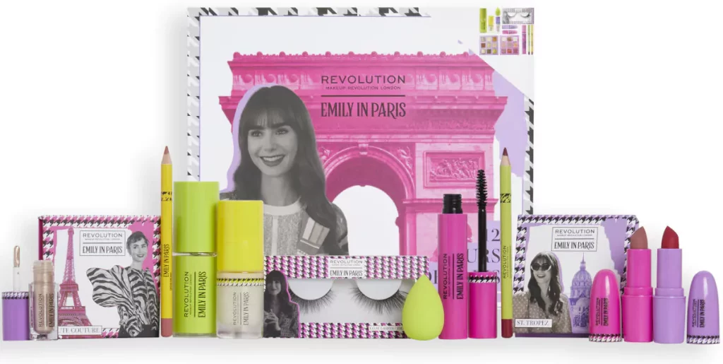 Makeup Revolution Emily in Paris Calendario Avvento Natale 2023