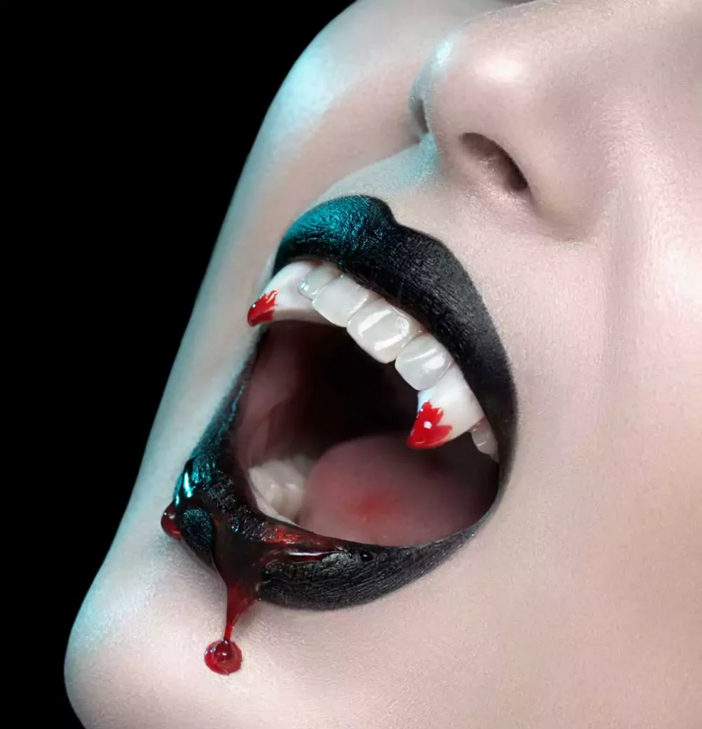 labbra vampiro Halloween