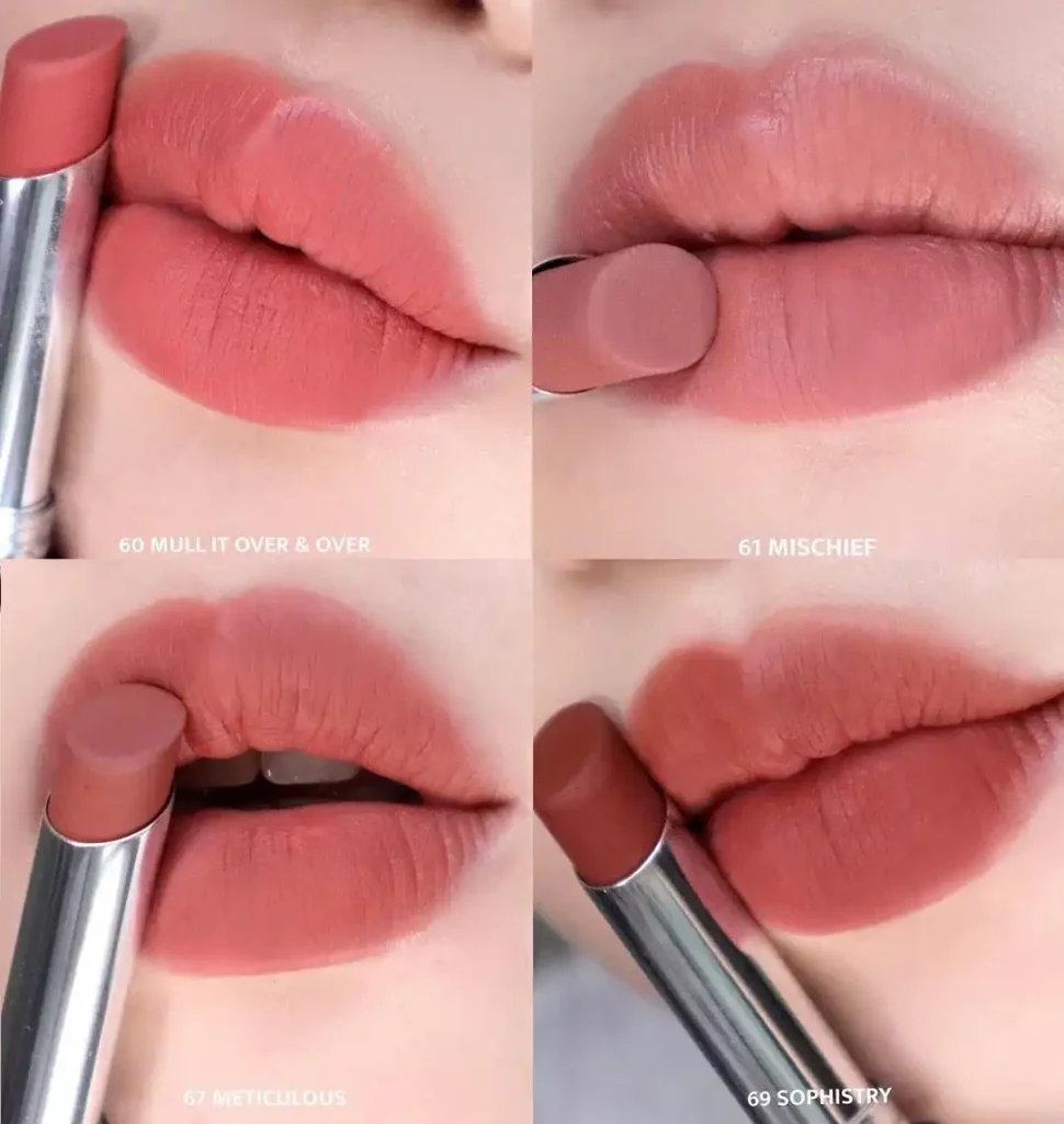 MAC Locked Kiss 24H Lipsticks indossati