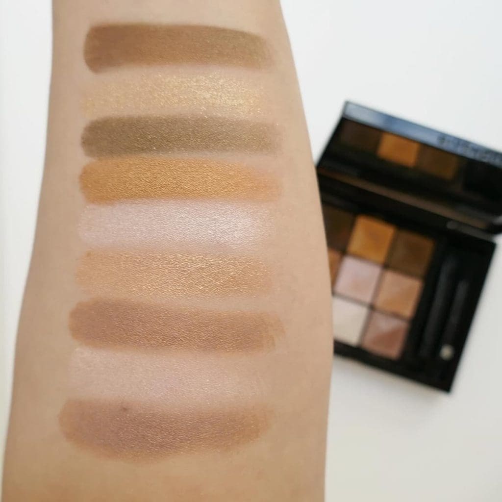 swatches Givenchy palette ombretti 2024
