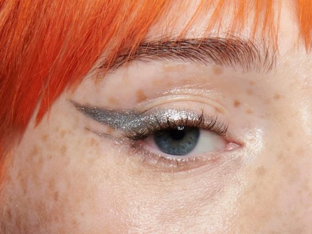 makeup occhi argento