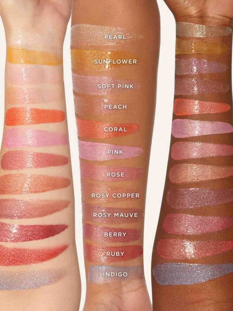 Swatches Tarte Maracuja Juicy Lip Plump Shimmer Glass