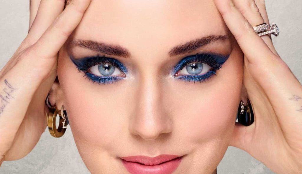 make up blu su occhi azzurri