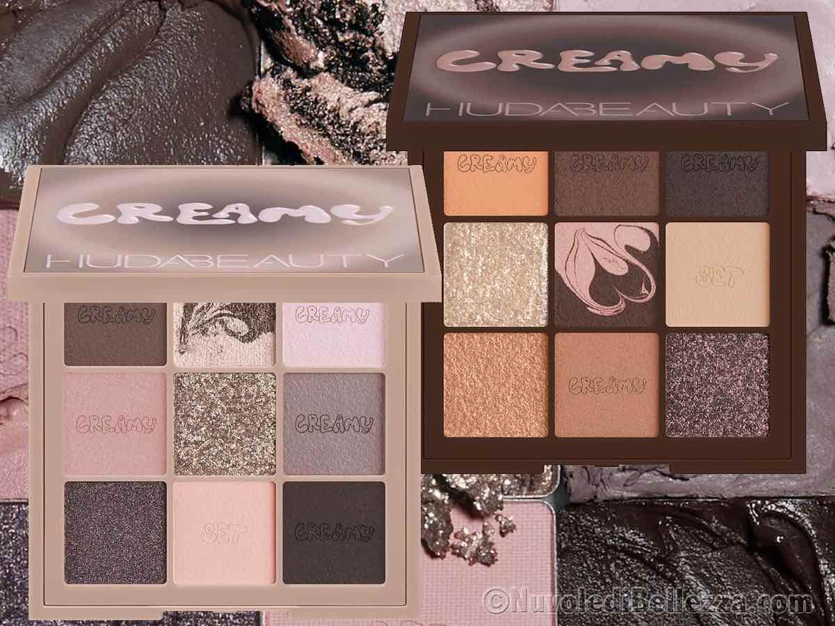 Palette Creamy Obsessions Huda Beauty: Greige e Neutral Brown