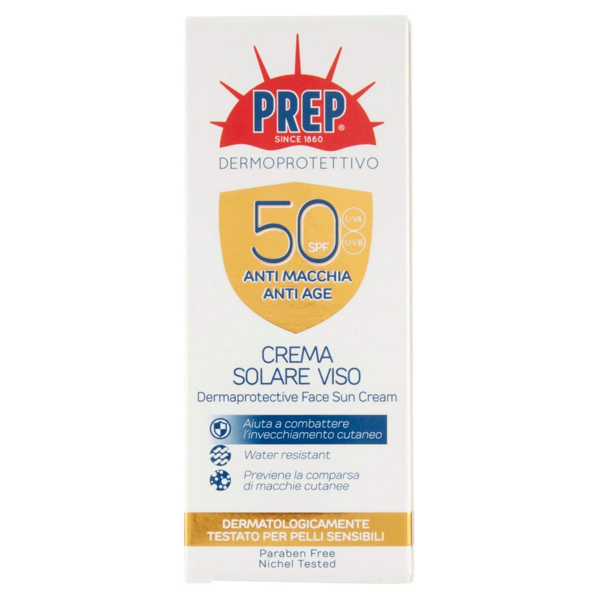  Prep Crema solare viso SPF50