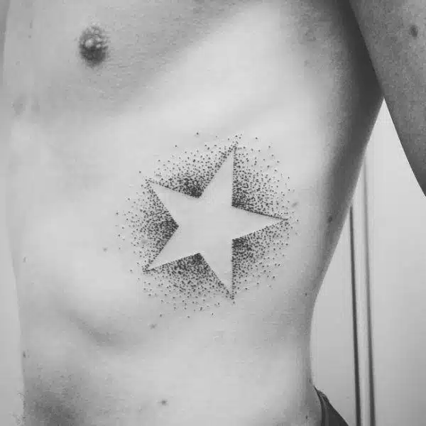 Tatuaggio stella uomo