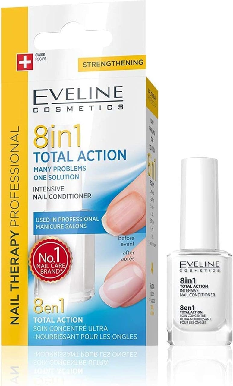 Eveline Cosmetics Terapia Professionale Delle Unghie 8in1 Total Action